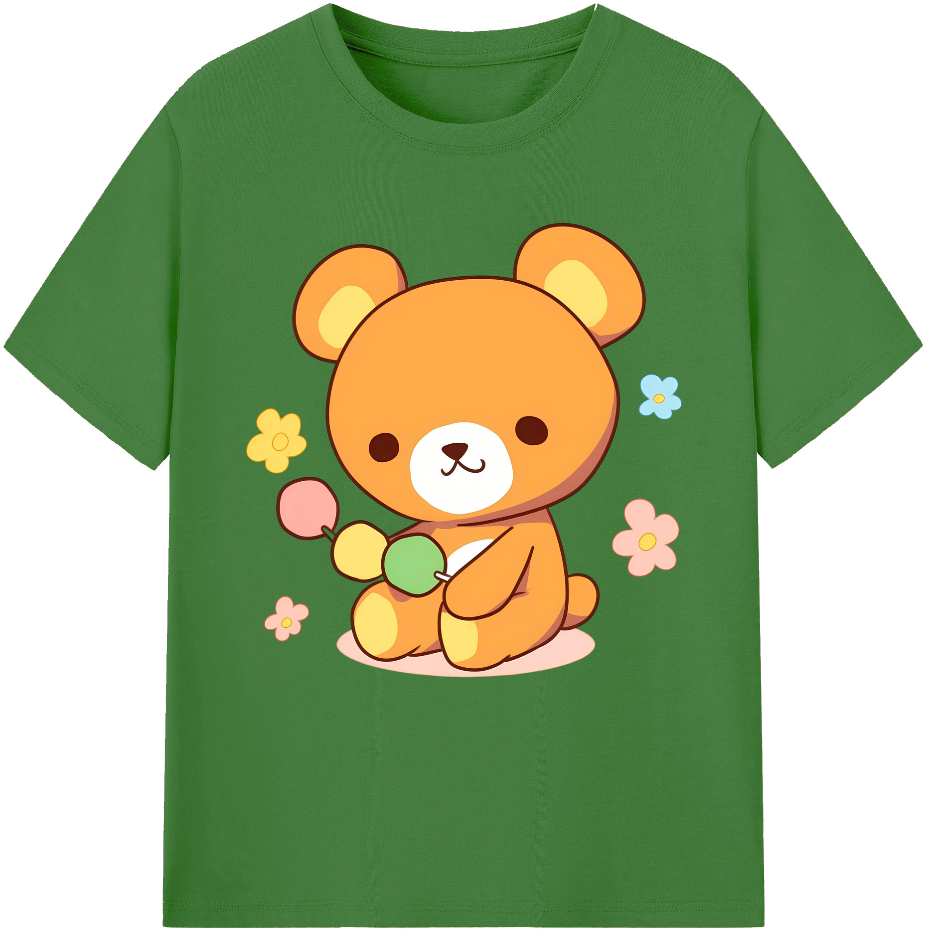 （画像用） リラックマ リラックマ キイロイトリ Rilakkuma Korilakkuma Kiiroitori レディースカジュアルプリントTシャツ（綿100％）
